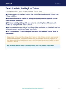 Free Colour Theory Poster | Year 4 | Art | BookFlik