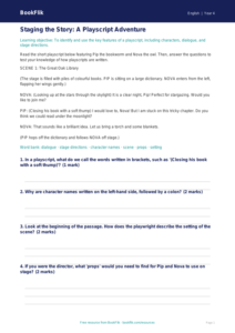 English playscripts track sheet year 4 core