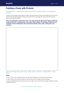 Free Poetry Drawing Sheet | Year 4 | English | BookFlik