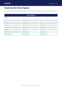 Free Polar Regions Word Mat | Year 4 | Geography | BookFlik