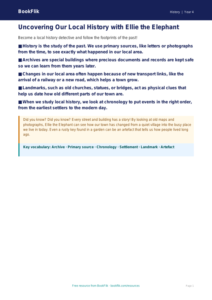Free Local History Poster | Year 4 | History | BookFlik