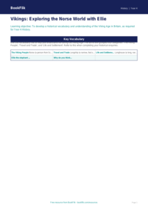 Free Vikings Word Mat | Year 4 | History | BookFlik
