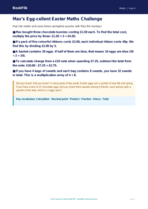 Free Easter Maths Poster | Year 4 | Maths | BookFlik