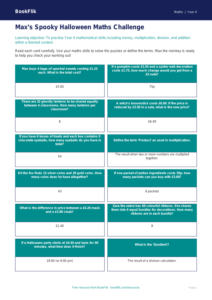 Free Halloween Maths Flashcards | Year 4 | Maths | BookFlik
