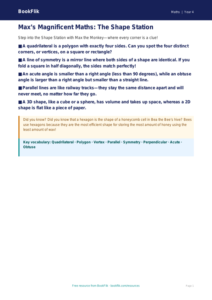 Free Shape Poster | Year 4 Maths | BookFlik Australia