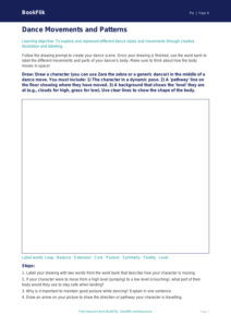 Free Dance Drawing Sheet for Year 4 Students | BookFlik