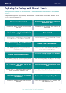 Free Feelings Flashcards | Year 4 | HASS / Personal Development | BookFlik