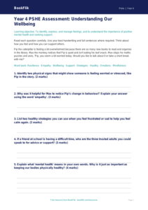 Understanding Mental Health | Year 4 | HASS / Personal Development | BookFlik