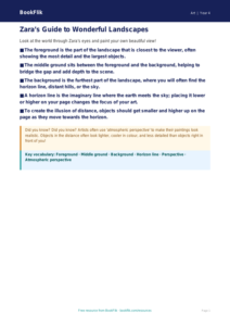 Free Landscapes Poster | Class 4 | Art | BookFlik