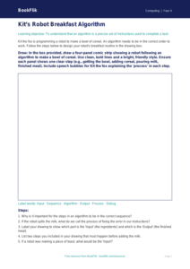 Learn Algorithms with Fun Drawing Sheets | Class 4 | Computing | BookFlik