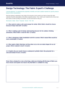 Textiles Design Activity Sheet for Class 4 | CBSE / NCERT | BookFlik