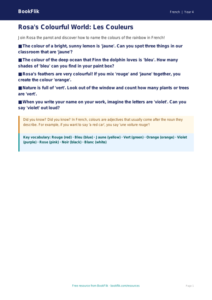 Free Colours Poster for Class 4 Students | BookFlik