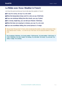 Free Weather Poster Download for Class 4 Students | BookFlik
