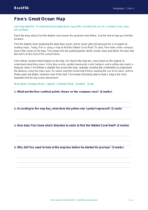 Free Map Skills Comprehension | Class 4 | Geography | BookFlik