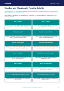 Free Weather And Climate Flashcards | Class 4 | Geography | BookFlik