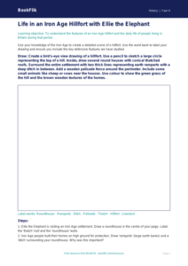 Free Iron Age Drawing Sheet | Class 4 | Social Studies / History | BookFlik