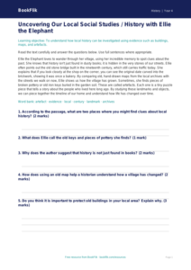 Social Studies / History local history comprehension class 4 core