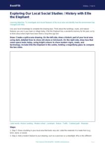 Free Local History Drawing Sheet | Class 4 | Social Studies / History | BookFlik