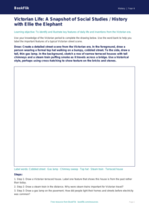 Free Victorians Drawing Sheet | Class 4 | Social Studies / History | BookFlik