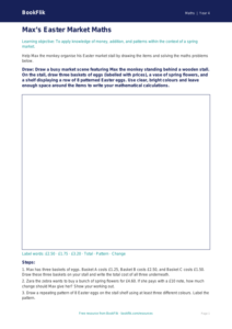 Free Easter Maths Drawing Sheet | Class 4 | Maths | BookFlik