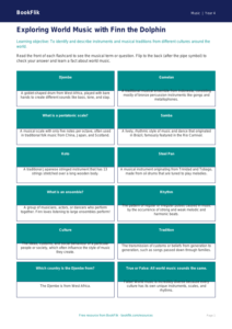 Free World Music Flashcards for Class 4 Students | BookFlik
