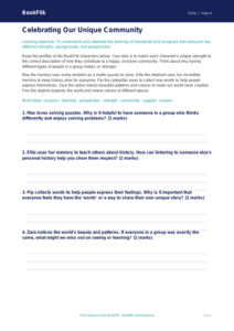 Free Diversity And Inclusion Activity Sheet | Class 4 | Life Skills | BookFlik