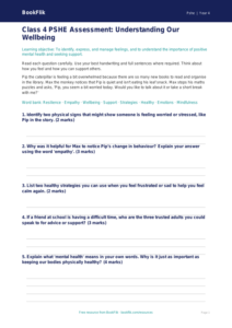Free Mental Health Assessment for Class 4 Students | BookFlik