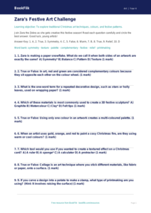 Free Christmas Art Quiz | Year 4 Core | BookFlik