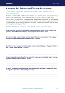 Free Halloween Art Assessment | Year 4 Core | BookFlik