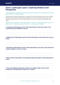 Free Landscapes Activity Sheet | Year 4 Core | BookFlik
