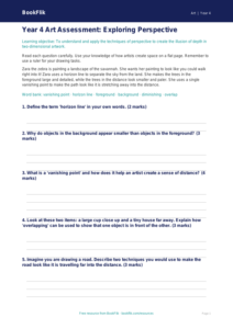 Free Perspective Assessment | Year 4 Core | BookFlik