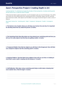 Free Perspective Template | Year 4 Core | BookFlik