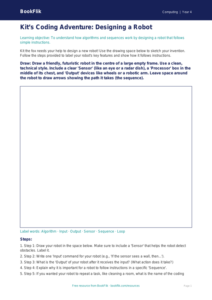 Free Coding Drawing Sheet | Year 4 Core | BookFlik