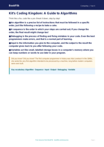 Free Coding Poster | Year 4 Core | BookFlik