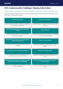 Free Cybersecurity Flashcards | Year 4 Core | BookFlik