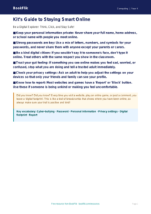 Free Internet Safety Poster | Year 4 Core | BookFlik