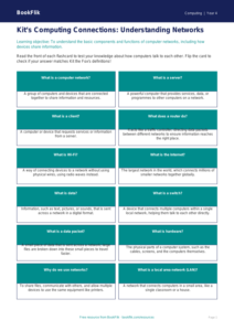 Free Networks Flashcards | Year 4 Core | BookFlik