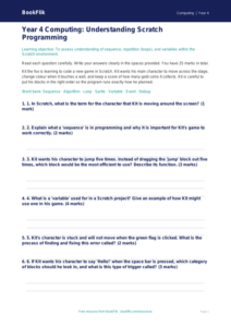 Free Scratch Assessment | Year 4 Core | BookFlik