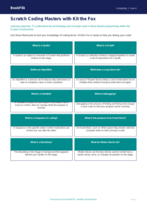 Free Scratch Flashcards | Year 4 Core | BookFlik