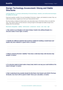 Free Structures Assessment | Year 4 Core | BookFlik