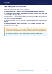Free Structures Poster | Year 4 Core | BookFlik