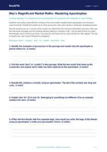 Free Apostrophes Track Sheet | Year 4 Greater Depth | BookFlik