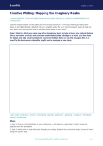 Free Creative Writing Drawing Sheet | Year 4 Greater Depth | BookFlik