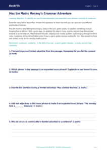 Free Grammar Track Sheet | Year 4 Core | BookFlik