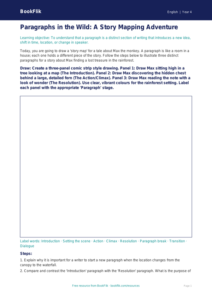 Free Paragraphs Drawing Sheet | Year 4 Greater Depth | BookFlik