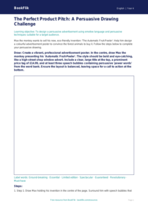 Free Persuasive Writing Drawing Sheet | Year 4 Greater Depth | BookFlik