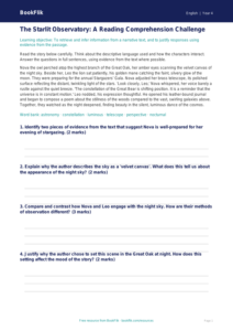 Free Reading Comprehension Track Sheet | Year 4 Greater Depth | BookFlik