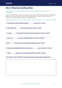 Free Spelling Activity Sheet | Year 4 Core | BookFlik