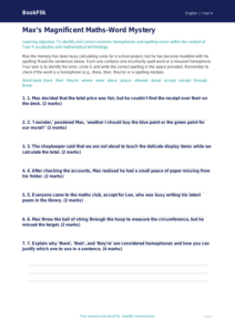 Free Spelling Activity Sheet | Year 4 Greater Depth | BookFlik