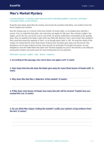 Free Verbal Reasoning Comprehension | Year 4 Core | BookFlik